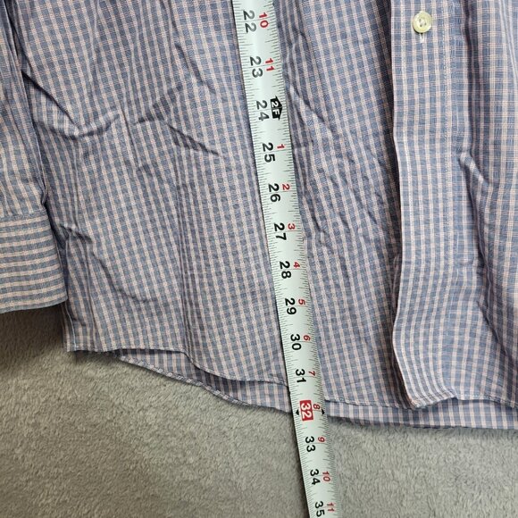 Brooks Brothers Shirt Mens 16 - 34 Madison Checkered Non Iron Supima Cotton - Picture 6 of 9